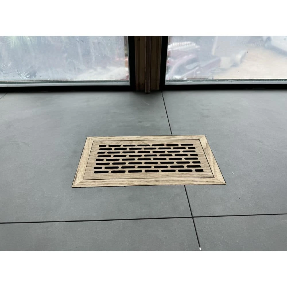 Stellar Duct Opening Size 4x10 - Overall Size 7x13 Industrial Design Hardwood Floor Register Flush Mount With Installation Box 7 Stellar Duct Opening Size 4x10 - Overall Size 7x13 Industrial Design Hardwood Floor Register Flush Mount With Installation Box - Image 7