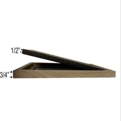 Stellar Duct Opening Size 4x12 - Overall Size 7x15 Waves Design Hardwood Floor Register Flush Mount With Installation Box -Fire Place Store beige cream stellar registers grilles 034 010 0412 76 1000