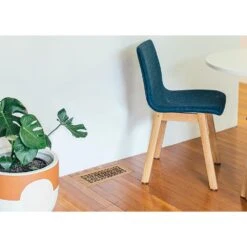 Stellar Duct Opening Size 4x10 - Overall Size 7x13 Catalina Design Hardwood Floor Register Flush Mount With Installation Box -Fire Place Store beige cream stellar registers grilles 034 011 0410 44 1000