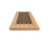 Stellar Duct Opening Size 4x10-Overal Size 7x13 French Pavillion Design Hardwood Floor Register Flush Mount With Instalation Box