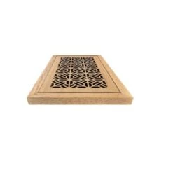 Stellar Duct Opening Size 4x12-Overall Size 7x15 Spring Tile Design Hardwood Floor Register Flush Mount With Installation Box