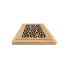 Stellar Duct Opening Size 6x12-Overall Size 9x15 Spring Tile Design Hardwood Floor Register Flush Mount With Installation Box