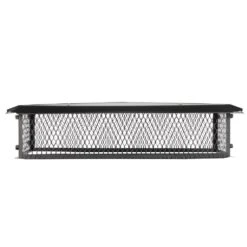 14 In. X 10 In. X 10 In. H Chimney Cap In Black Galvanized Steel -Fire Place Store bigtop chimney caps bbt1014k 10w 1f 1000