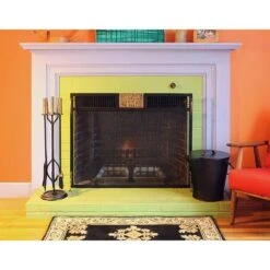 13 In. Tall Black Versatile Round Ash Bucket With Cover And Handles 5 13 In. Tall Black Versatile Round Ash Bucket With Cover And Handles -Fire Place Store black achla designs ash buckets ash 01 4f 1000