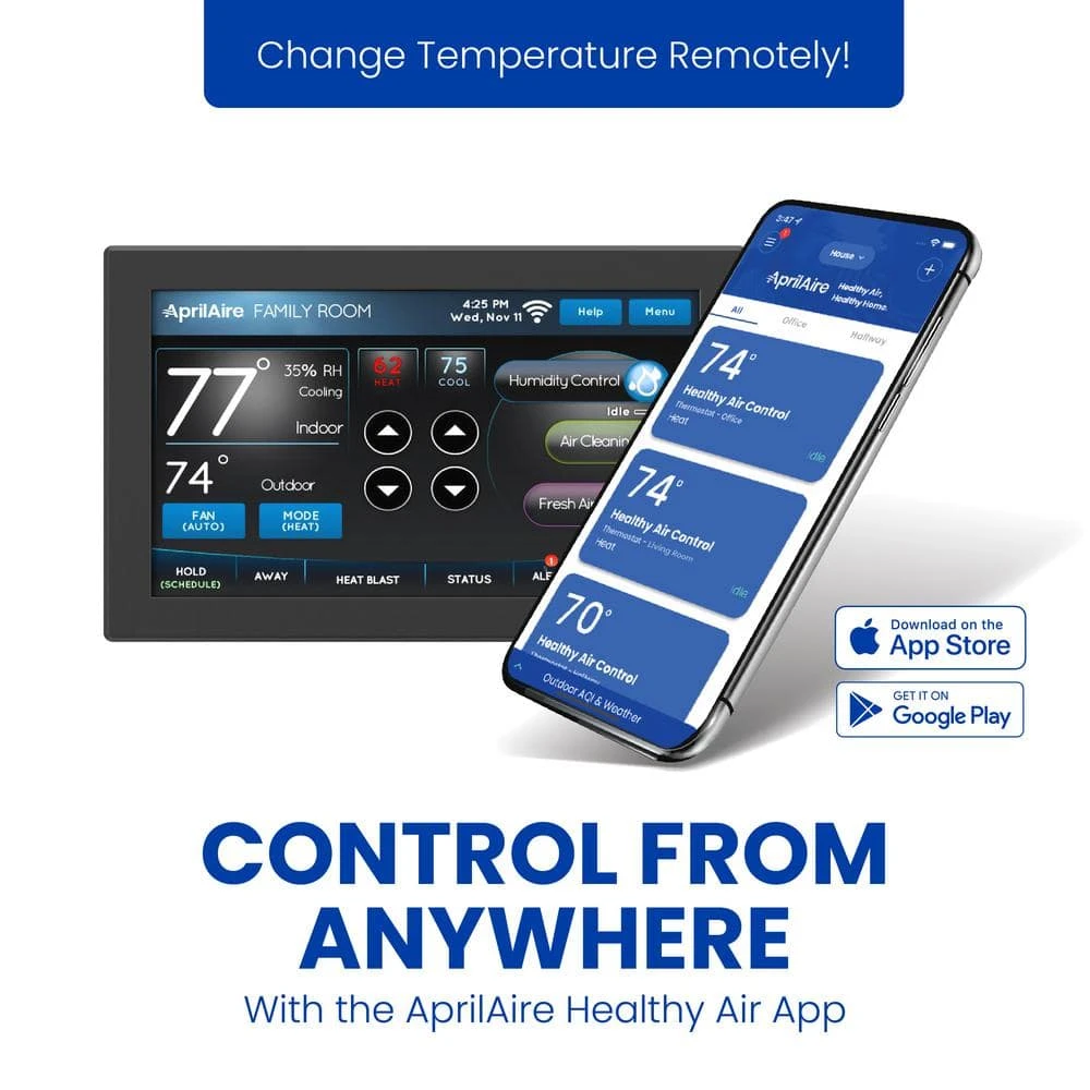 7-Day Universal Wi-Fi Programmable Thermostat With Color Touchscreen, Compatible With Amazon Alexa And Google Assistant 5 7-Day Universal Wi-Fi Programmable Thermostat With Color Touchscreen, Compatible With Amazon Alexa And Google Assistant - Image 5