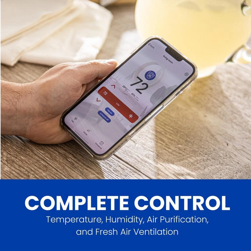 7-Day Universal Wi-Fi Programmable Thermostat With Color Touchscreen, Compatible With Amazon Alexa And Google Assistant 4 7-Day Universal Wi-Fi Programmable Thermostat With Color Touchscreen, Compatible With Amazon Alexa And Google Assistant - Image 4