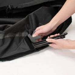 The Peak Round Patio Fire Pit Cover -Fire Place Store black blue sky outdoor living fire pit covers and accessories pcd2216 66 1000