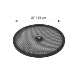 The Peak 22 In. Steel Round Spark Screen And Screen Lift For Patio Fire Pit -Fire Place Store black blue sky outdoor living fire pit covers and accessories sp2216 4f 1000
