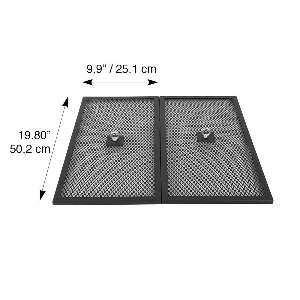 The Peak 19.8 In. Steel Square Spark Screens And Screen Lift For Patio Fire Pit 9 The Peak 19.8 In. Steel Square Spark Screens And Screen Lift For Patio Fire Pit - Image 9