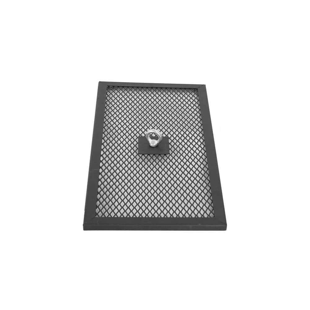 The Peak 19.8 In. Steel Square Spark Screens And Screen Lift For Patio Fire Pit 2 The Peak 19.8 In. Steel Square Spark Screens And Screen Lift For Patio Fire Pit - Image 2