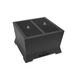 The Mammoth 25.7 In. Steel Square Spark Screens And Screen Lift For Patio Fire Pit -Fire Place Store black blue sky outdoor living fire pit covers and accessories sp28sq 66 1000