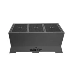 The Peak 36 In. Steel Rectangle Spark Screens And Screen Lift For Patio Fire Pit 11 The Peak 36 In. Steel Rectangle Spark Screens And Screen Lift For Patio Fire Pit -Fire Place Store black blue sky outdoor living fire pit covers and accessories sp382216r 1d 1000