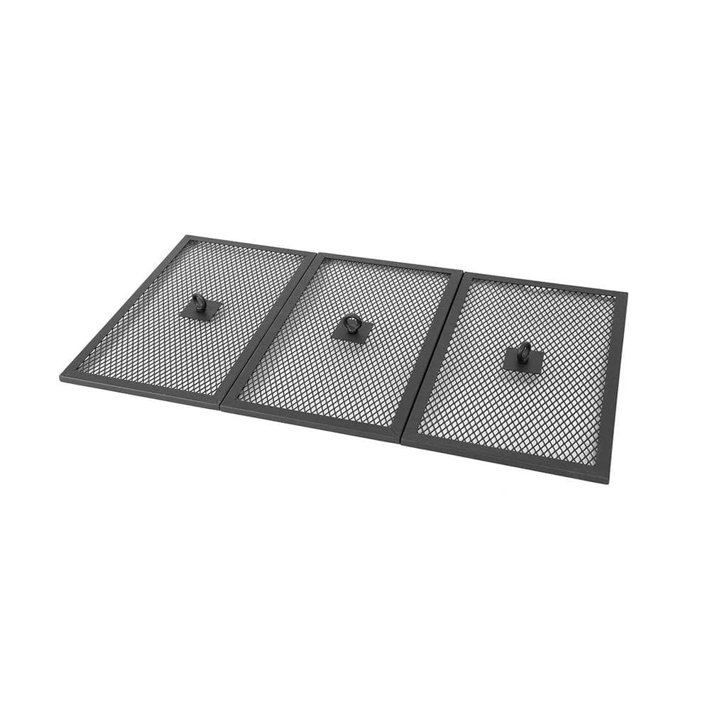 The Peak 36 In. Steel Rectangle Spark Screens And Screen Lift For Patio Fire Pit 3 The Peak 36 In. Steel Rectangle Spark Screens And Screen Lift For Patio Fire Pit - Image 3