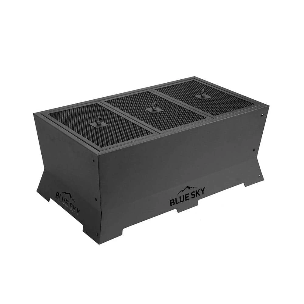 The Peak 36 In. Steel Rectangle Spark Screens And Screen Lift For Patio Fire Pit 6 The Peak 36 In. Steel Rectangle Spark Screens And Screen Lift For Patio Fire Pit - Image 6