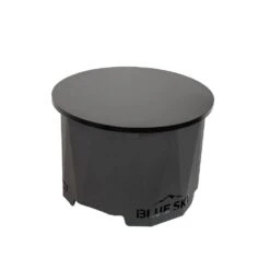 24 In. Steel Round Fire Pit Lid 10 24 In. Steel Round Fire Pit Lid -Fire Place Store black blue sky outdoor living fire pit covers and accessories tt2216 a0 1000