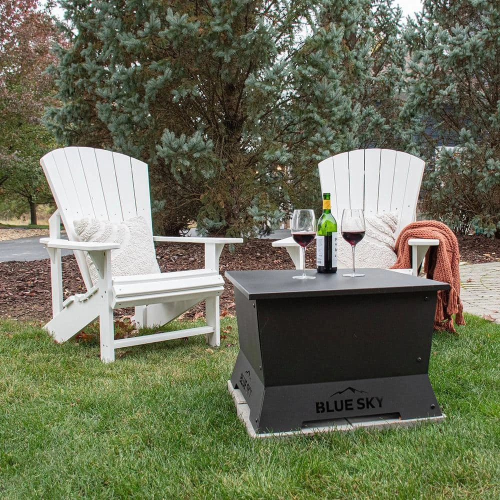 24 In. Steel Square Fire Pit Lid 5 24 In. Steel Square Fire Pit Lid - Image 5