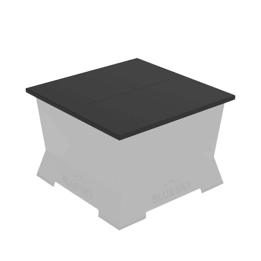 30 In. Steel Square Fire Pit Lid 7 30 In. Steel Square Fire Pit Lid - Image 7