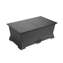 40 In. Steel Rectangle Fire Pit Lid -Fire Place Store black blue sky outdoor living fire pit covers and accessories tt382216r 77 1000