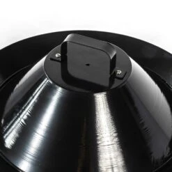 19 In. Black Steel Propane Gas Fire Pit -Fire Place Store black boosicavelly gas fire pits boaohof40b 1f 1000