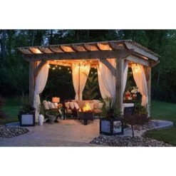 Irene 26 In. X 22 In. Outdoor Wood Black Patio Fire Pits Burning Fire Pit -Fire Place Store black direct wicker wood burning fire pits md6259066 fa 1000