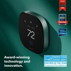 Smart Thermostat Premium With Smart Sensor And Air Quality Monitor Wifi Works With Siri, Alexa, Google Assistant 9 Smart Thermostat Premium With Smart Sensor And Air Quality Monitor Wifi Works With Siri, Alexa, Google Assistant -Fire Place Store black ecobee programmable thermostats eb state6 01 40 1000