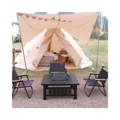 32 In. Square Metal Fire Pit Table With Steel Construction In Black, Outdoor Firepit Stove With Flame Cut-out Pattern -Fire Place Store black ecochic spaces inc wood burning fire pits fzzw1951p173120 1f 1000