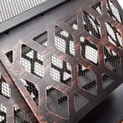 24 In. X 24 In. Hexagon Iron Coal Fire Pit 10 24 In. X 24 In. Hexagon Iron Coal Fire Pit -Fire Place Store black fire pit kits wyb219 fp5 4f 1000