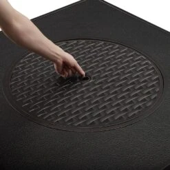 Dalton 42 In. X 24.5 In. Square Aluminum LPG/NG Fire Pit Kit In Antique Bronze -Fire Place Store black fire sense fire pit kits 63224 4f 1000