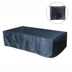 52.00 In. W X 14.00 In. H Concrete Square Propane Gas Fire Pit Table In Dark Grey -Fire Place Store black grey staykiwi gas fire pits skczyfp02dg 1f 1000