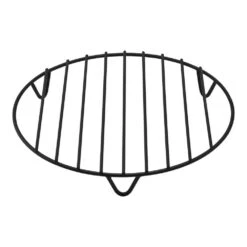 30.00 In. W Black Cast Iron Wood Outdoor Fire Pit With Grate, Cover, And Poker Included -Fire Place Store black hampton bay wood burning fire pits ft 62480 1f 1000