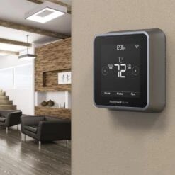 T5 WiFi 7-Day Programmable Smart Thermostat With Touchscreen Display 6 T5 WiFi 7-Day Programmable Smart Thermostat With Touchscreen Display -Fire Place Store black honeywell home programmable thermostats rcht8610wf 4f 1000