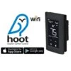 Hoot WiFi Line Voltage Programmable Thermostat, 120/208/240V, Single Pole