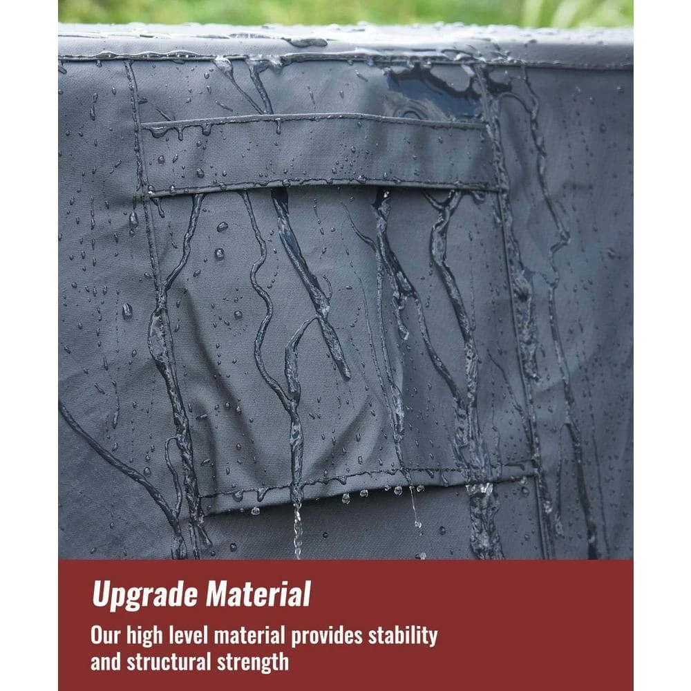 28-30 Inch Fire Pit Cover For Propane Fire Pit Table, 600D Waterproof Cover Fits 28-30 Inch Fire Pit Weather Resistant 3 28-30 Inch Fire Pit Cover For Propane Fire Pit Table, 600D Waterproof Cover Fits 28-30 Inch Fire Pit Weather Resistant - Image 3