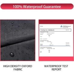 Fire Pit Cover Round Heavy Duty Oxford Fabric 44 In. Waterproof Bowl With Stapes Full Coverage For Outdoor Fireplace -Fire Place Store black misopily fire pit covers and accessories sa04 528b061 1f 1000