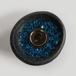 11 In. Black Outdoor Concrete Gel Or Liquid Fire Pit Mixed Color Tabletop Mini Smokeless Fire Bowl With Blue Glass Beads 12 11 In. Black Outdoor Concrete Gel Or Liquid Fire Pit Mixed Color Tabletop Mini Smokeless Fire Bowl With Blue Glass Beads -Fire Place Store black mondawe fire pit kits md ui3004 mbk 1f 1000