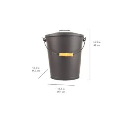 Ash Can 13 Ash Can -Fire Place Store black pleasant hearth ash buckets 614 77 1000
