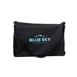 The Zion 36 In. X 12 In. Hexagon Steel Portable Folding Wood Fire Pit Ring With Carrying Bag - Stars And Stripes -Fire Place Store black powder coated blue sky outdoor living fire pit covers and accessories ffr3612sb 4f 1000