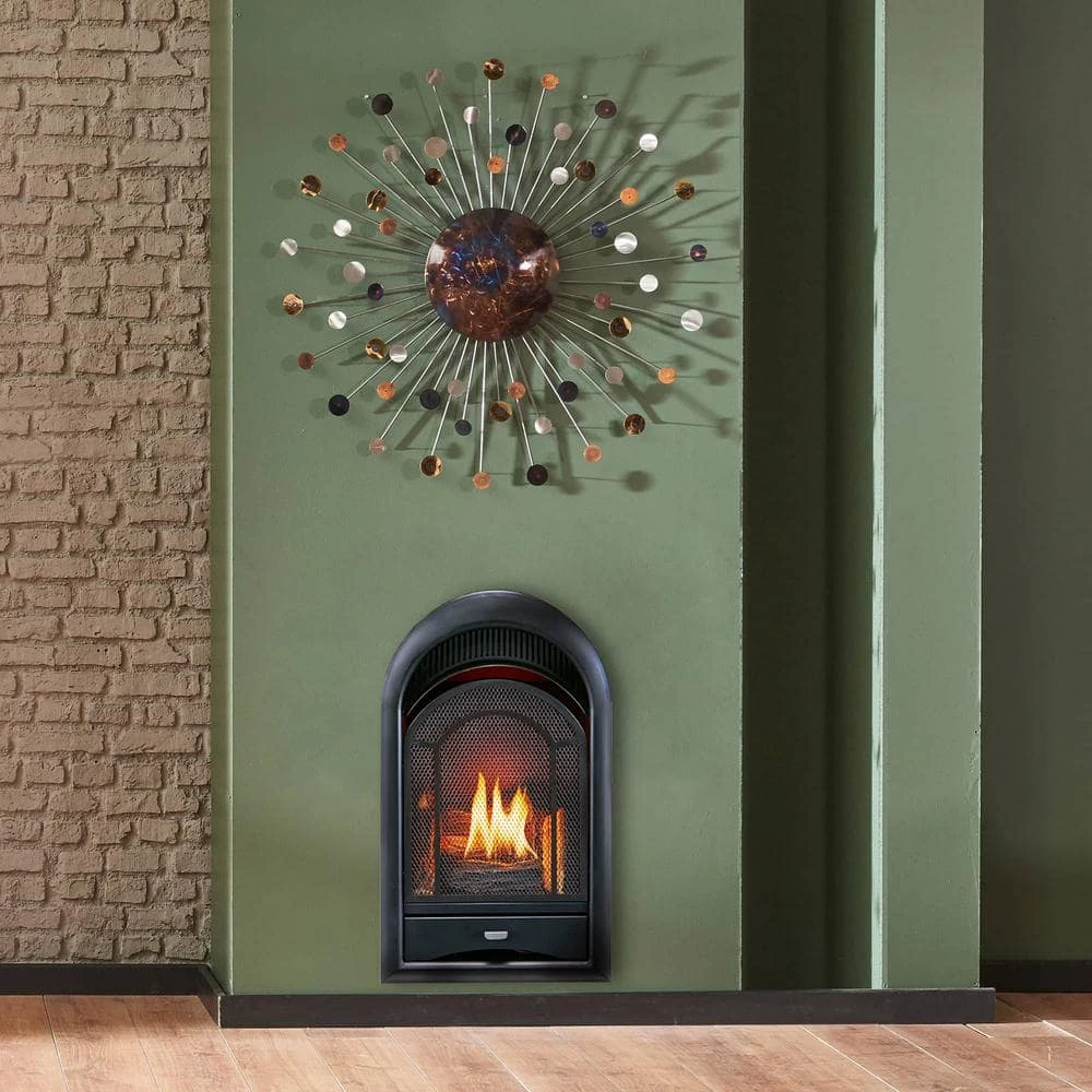 Ventless Fireplace Insert Thermostat Control Arched Door - 10,000 BTU 5 Ventless Fireplace Insert Thermostat Control Arched Door - 10,000 BTU - Image 5