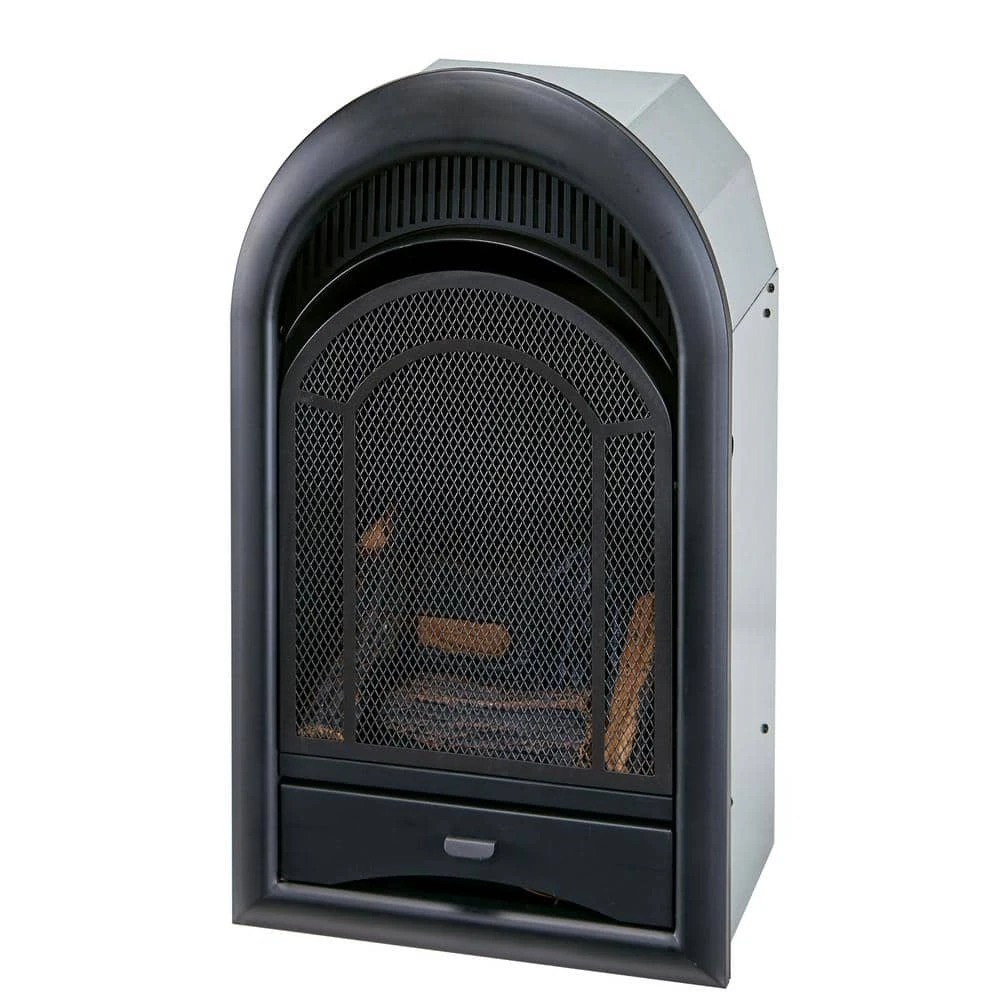 Ventless Fireplace Insert Thermostat Control Arched Door - 10,000 BTU 1 Ventless Fireplace Insert Thermostat Control Arched Door - 10,000 BTU