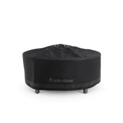 42 In. X 20 In. Surround Outdoor Weather Resistant Shelter/Cover For Ranger/Bonfire With Aluminum Supports In Black