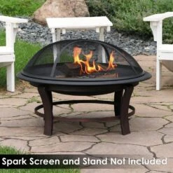 39" Classic Elegance Replacement Fire Pit Bowl -Fire Place Store black sunnydaze fire pit covers and accessories nb 190 1f 1000