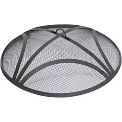 30-Inch Steel Mesh Fire Pit Screen