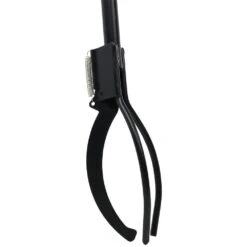 36 In. Spring-Loaded Firewood Log Grabber Claw -Fire Place Store black sunnydaze outdoor fireplaces sm lg101 1f 1000