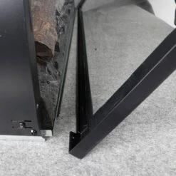 44 In. Recessed Wall Mounted Electric Fireplace In Black -Fire Place Store black toolcat wall mounted electric fireplaces pgk1 7 fp 1f 1000