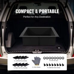 Fire Pit Ring Square 36 In. X 36 In. Outer Steel Liner DIY Campfire Ring Firepit For Outdoor Camping, Bonfires 13 Fire Pit Ring Square 36 In. X 36 In. Outer Steel Liner DIY Campfire Ring Firepit For Outdoor Camping, Bonfires -Fire Place Store black vevor fire pit covers and accessories fxhh30inch15xenibv0 fa 1000