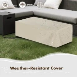 48 In. Propane Fire Pit Table With Round Burner 50,000 BTU Outdoor Fire Pit Table With LED Light And Tank Storage -Fire Place Store black with golden led light evita gas fire pits ft0412 76 1000