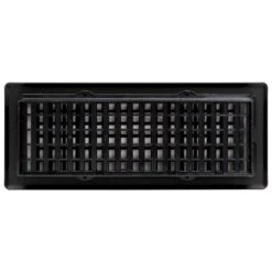 4 In. X 12 In. Lattice Floor Register, Textured Black 9 4 In. X 12 In. Lattice Floor Register, Textured Black -Fire Place Store blacks decor grates registers grilles lth412 blk 66 1000