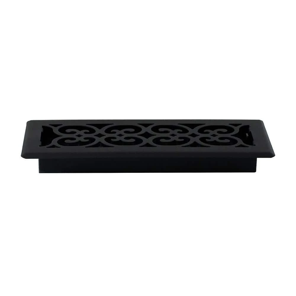 4 In. X 12 In. Steel Floor Register With Damper Box 2 4 In. X 12 In. Steel Floor Register With Damper Box - Image 2