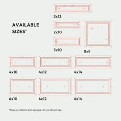 Flush Floor Vent [Luxe] 2 X 12 - Black -Fire Place Store blacks fittes registers grilles flush2x12blk d4 1000