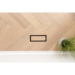 Flush Floor Vent [Luxe] 4 X 10 - Black -Fire Place Store blacks fittes registers grilles flush4x10blk 1f 1000